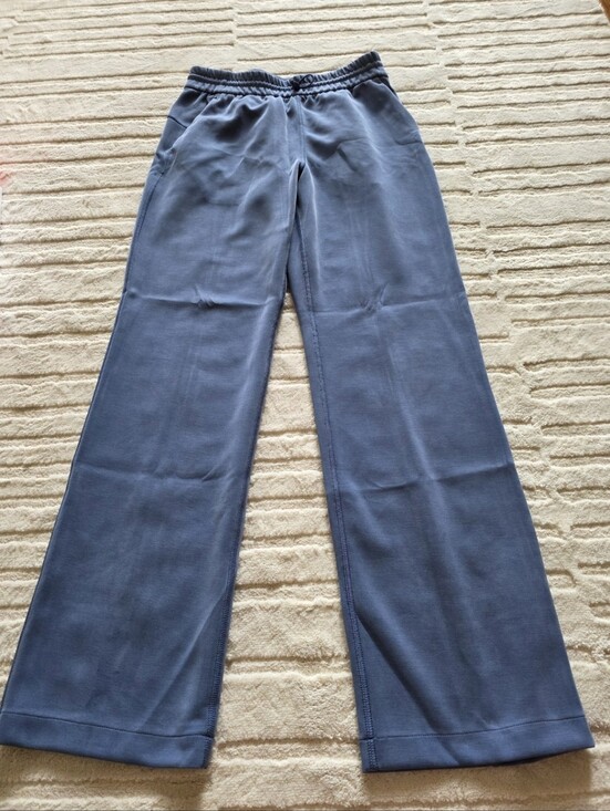 lululemon athletica Pants - Lululemon Blue Wide-Leg Pull-On Pants